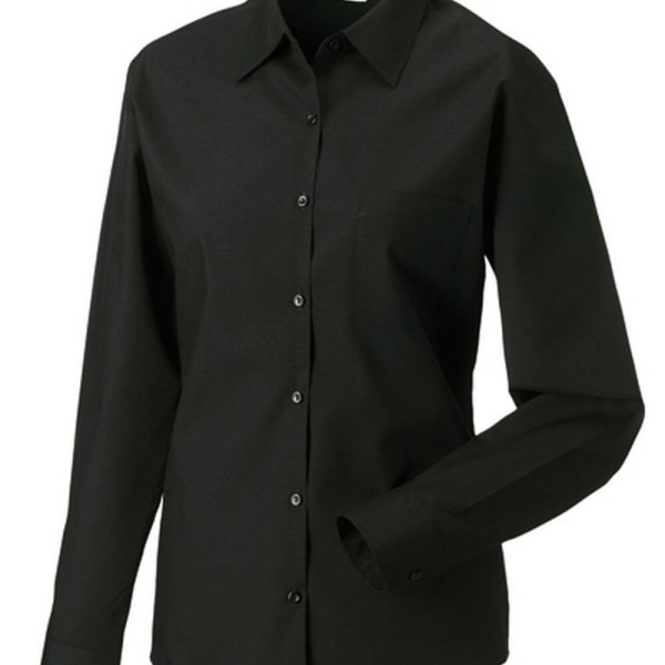 Z934F Ladies´ Long Sleeve Polycotton Poplin Shirt