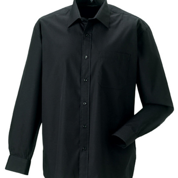 Z936 Men´s Long Sleeve Pure Cotton Poplin Shirt