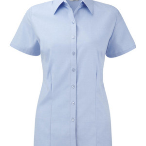 Z963F Ladies´ Short Sleeve Herringbone Shirt - Reklamnepredmety