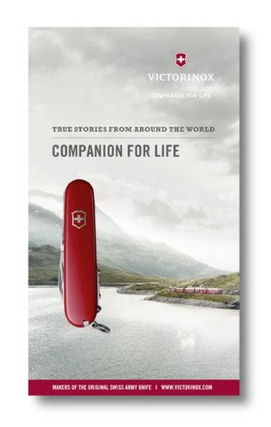 Victorinox 9.6037 brožúra so skutočnými príbehmi - Reklamnepredmety