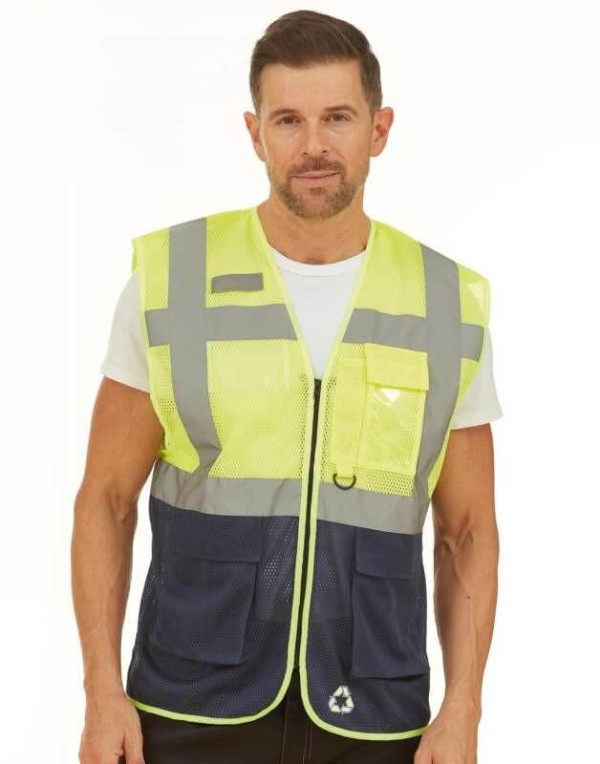 Reflexná vesta Hi-Vis Open Mesh Executive