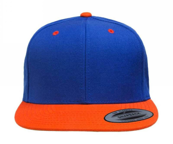 Dvojfarebná klasická šiltovka Snapback