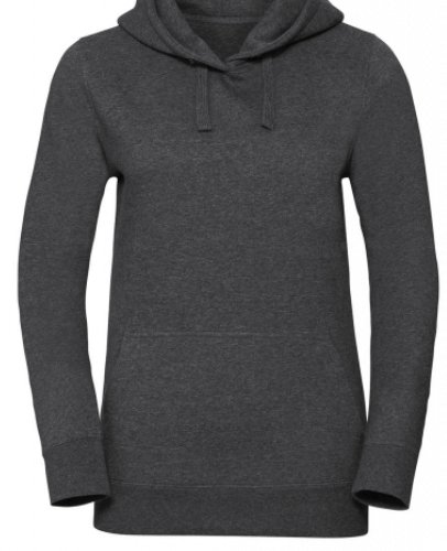 Ladies` Authentic Melange Hooded Sweat