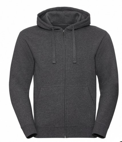 Men`s Authentic Melange Zipped Hood Sweat