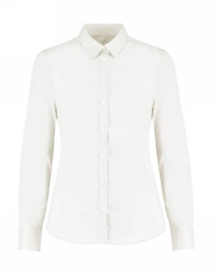 Women`s Tailored Fit Stretch Oxford Shirt LS - Reklamnepredmety