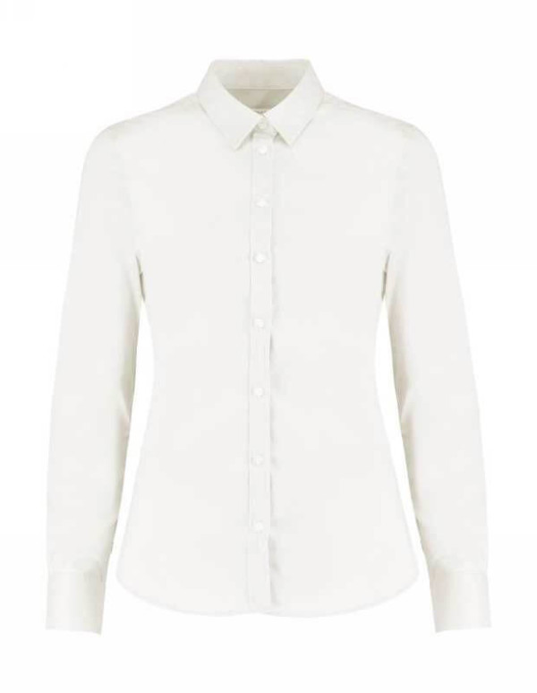 Women`s Tailored Fit Stretch Oxford Shirt LS