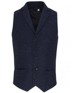 PW625 Mens Herringbone Waistcoat - Reklamnepredmety