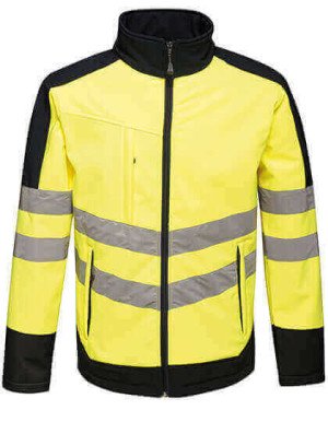 RG625 Softshellová bunda Pro Hi-Vis - Reklamnepredmety