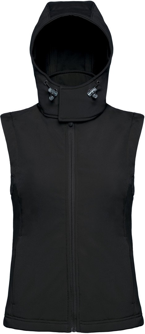 B&C | Dámska softshellová vesta Hooded Softshell Gilet / dámska