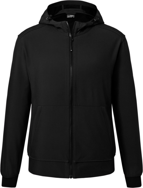 Pánska softshell bunda s kapucňou