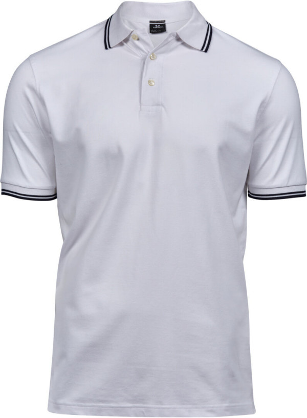 Pánske Heavy Luxus Stretch Stripe Polo tričko