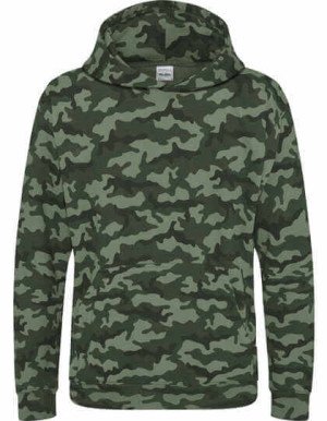 Detská mikina s kapucňou JH014J Camo - Reklamnepredmety