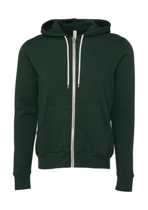 Mikina Unisex Poly-Cotton s kapucňou a na zips - Reklamnepredmety